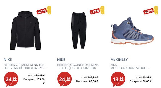👕👟 PickSport MwSt. geschenkt Aktion   z.B. adidas Weste für 42€ (statt 54€)