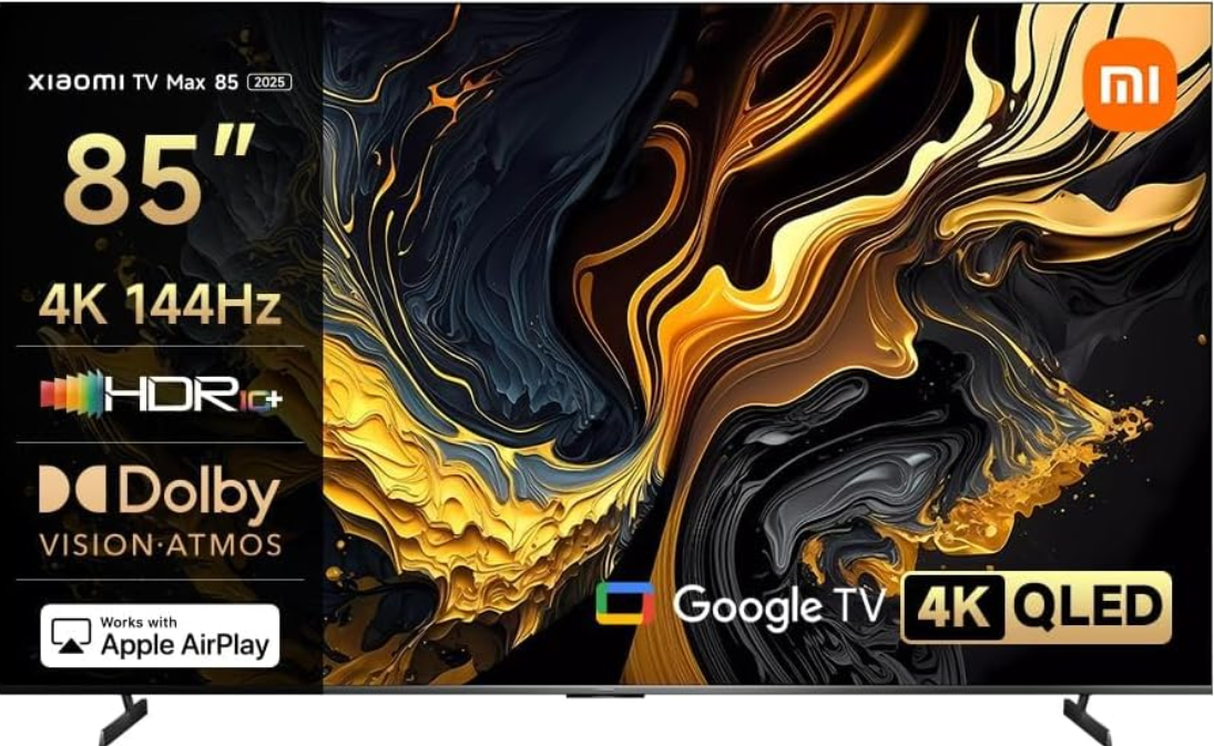 XIAOMI TV MAX 85 Zoll QLED 144Hz smart TV für 999€ (statt 1.299€)