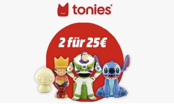 🎶 MediaMarkt: 2 Tonies Hörfiguren für 25€ + 2,99€ VSK