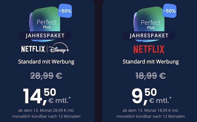 🔥 -50% auf ALLE Pakete 📺 waipu.tv inkl. Pay-TV ab 3,24€ mtl. - auch mit Netflix, Disney+ uvm. 🔥 50% auf ALLE Pakete 📺 waipu.tv inkl. Pay TV ab 3,24€ mtl. auch mit Netflix, Disney+ uvm.
