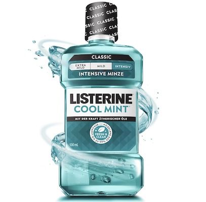 🦷 Listerine Cool Mint Mundspülung, 500 ml ab 2,38€ (statt 4€)