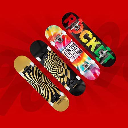 🛹 Rocket 8″ Skateboards in 5 Designs für je 30,20€ (statt 60€)