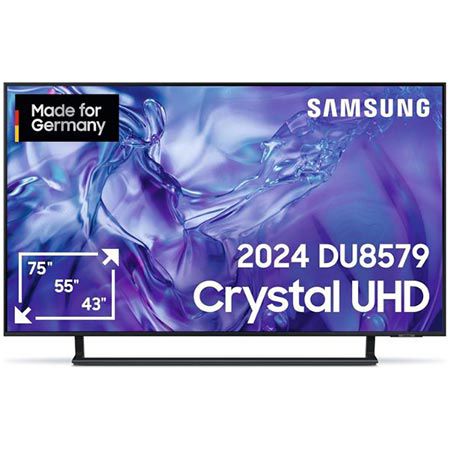 📺 Samsung DU8579 Crystal 43″ 4K UHD Smart TV für 456€ (statt 536€)