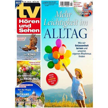 26 Ausgaben TV Hören & Sehen für 84,50€ + Prämie: bis 80€ Gutschein