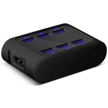 🔌 2x iconBIT FTB SIX Universalladegerät mit 6 USB Ports für 13,18€ (statt 40€) – Refurbished