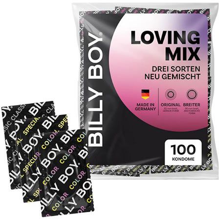 100er Pack Billy Boy Loving Mix Kondommix, 52mm & 56mm ab 24,94€ (statt 31€)