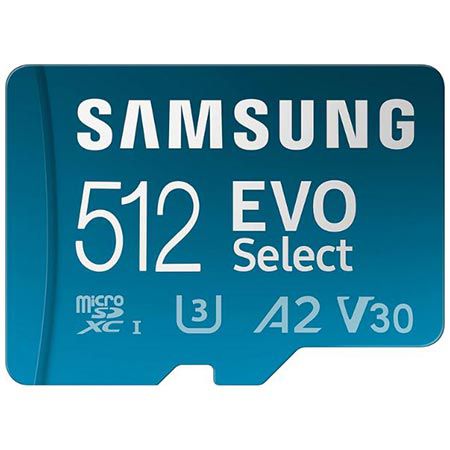 💾 Samsung EVO Select microSD-Karte + Adapter, 512GB für 39,90€ (statt 52€)