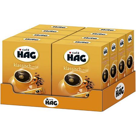 ☕ 8x 25er Pack Café HAG Klassisch Mild löslicher Kaffee ab 22,94€ (statt 27€)