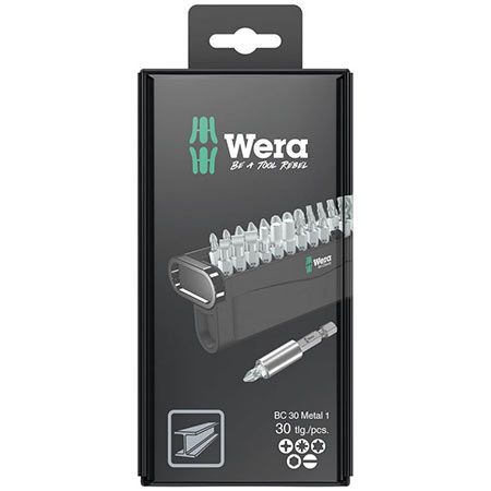 🧰 Wera Bit Check 30 Metal 1 SB, 30 teilig für 16,80€ (statt 22€)