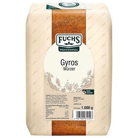 🍖 1Kg Fuchs Gyros Würzer GV ab 8,62€ (statt 14€)