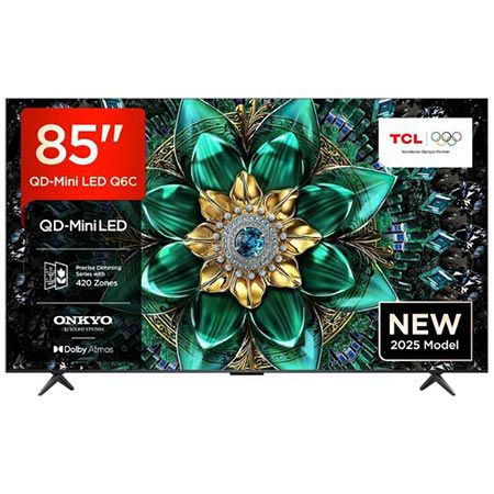 📺 TCL 85Q6C 85″ QD-Mini LED 4K HDR TV mit 144Hz für 1.299€ (statt 1.439€)