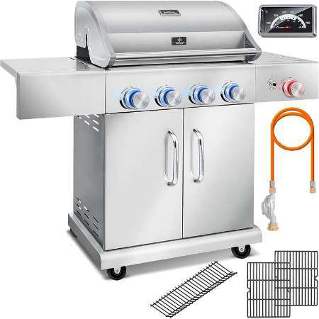 🥩 Kesser Master BBQ Gasgrill mit Infrarot & Grillthermometer für 364,80€ (statt 430€)