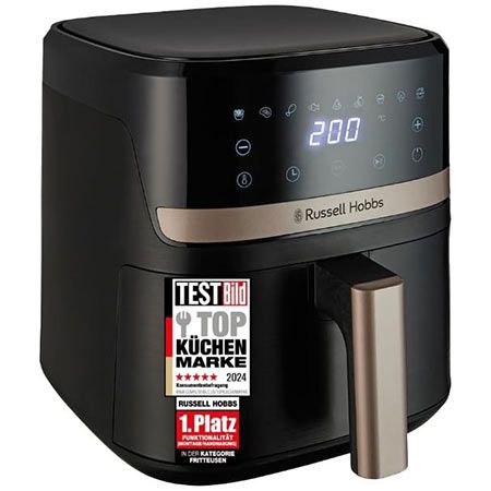 🍟 Russell Hobbs Rapid Satisfry AirFryer Heißluftfritteuse, 4,3L für 59,99€ (statt 80€)