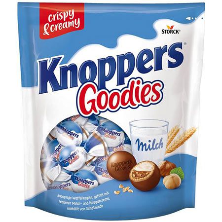 🍫 4 x Knoppers Goodies Knusper Minis, je 180g ab 9,96€ (statt 12€)