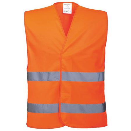 🦺 Portwest C474 Sicherheitsweste mit 2 Streifen für 1,78€ (statt 3€)