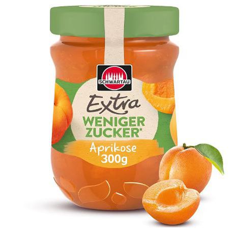 🍑 Schwartau Extra Weniger Zucker Aprikose Fruchtaufstrich, 300g ab 1,35€ (statt 3€)