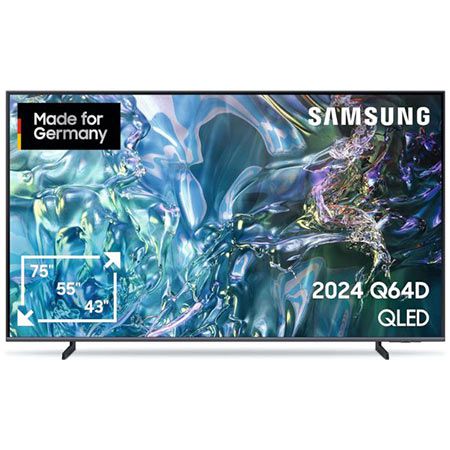 📺 Samsung Q64D 43 Zoll 4K QLED TV mit Quantum HDR für 500€ (statt 655€)