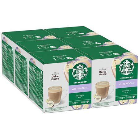 ☕ 72 Kapseln Starbucks White Mocha by Nescafé Dolce Gusto ab 29,78€ (statt 37€)