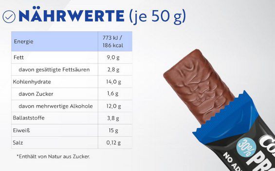 🍫 18x Corny Protein Power Vanille ab 13€ (statt 19€)   0,73€ pro Riegel