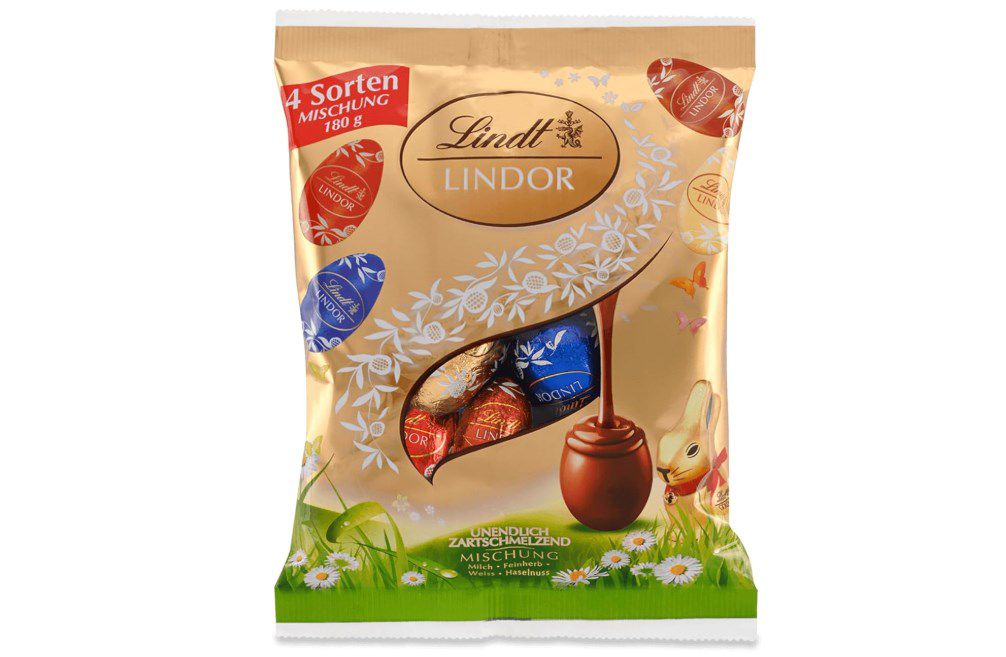 180g Lindt Schokolade LINDOR Eier Mix für 3,99€ (statt 6,49€)
