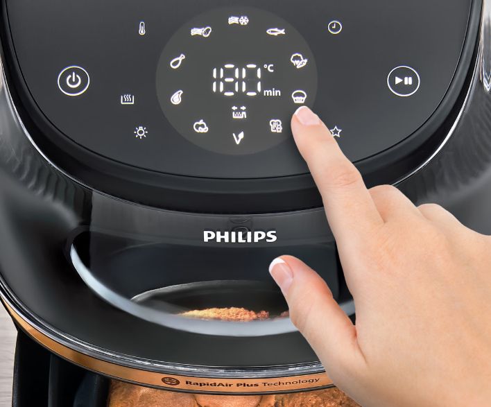 🍟 Philips Series 3000 Heißluftfritteuse Sichtfenster 6,2L für 119,90€ (statt 149€)