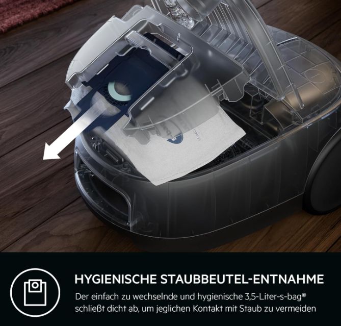 AEG CLEAN 6000 Beutel Staubsauger   12m, für Haustiere für 139€ (statt 184€)