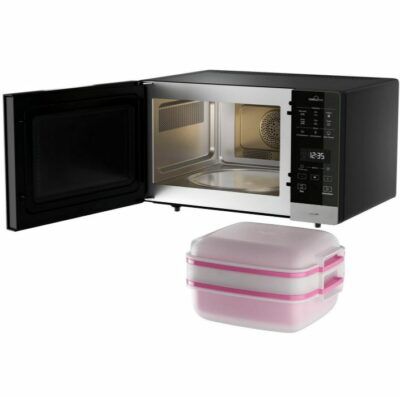 🍟🥦 Bauknecht MW 59 MB Mikrowelle / Backofen, Dampfgaren & bis 1700W für 199,99€ (statt 240€)