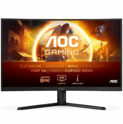 AOC CQ32G4VE 31,5 Zoll QHD Gaming Curved Monitor mit 180Hz für 179€ (statt 199€)