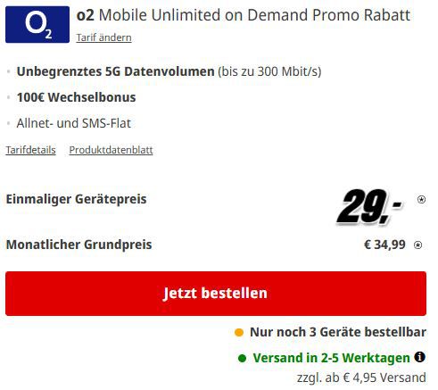 🔥 Google Pixel 9 Pro 512GB für 29€ + o2 Allnet unlimited 5G für 34,99€ mtl. 100€ Bonus