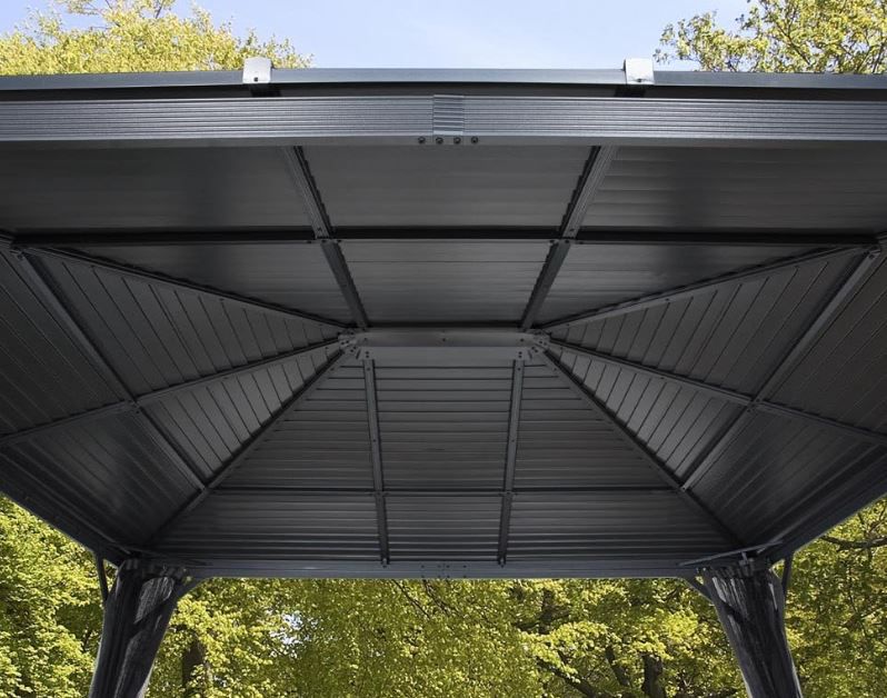 Pavillon Ventura Stahl & Aluminium, wasserdicht, 296 x 423cm für 999€ (statt 1.150€)