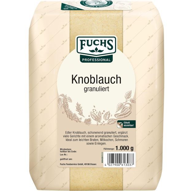 🧄 Fuchs Professional Knoblauch granuliert 1kg ab 11,59€ (statt 18€)