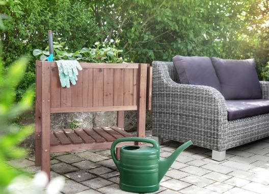 Hecht Hochbeet mit 70cm x 50cm & 80cm Höhe, höhenverstellbar für 62,94€ (statt 75€)