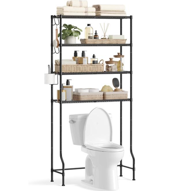 SONGMICS 4 stöckiges Badezimmerregal für 31,79€ (statt 46€)
