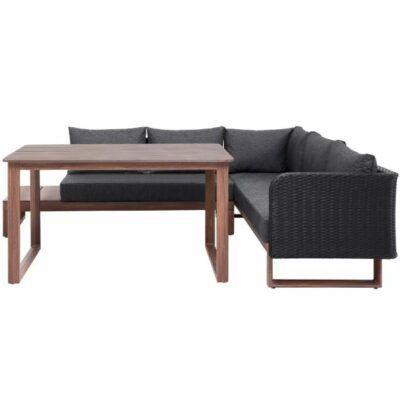 Bessagi Garden Dining-Loungeset Elisaveta inkl. Kissen für 384€ (statt 711€)