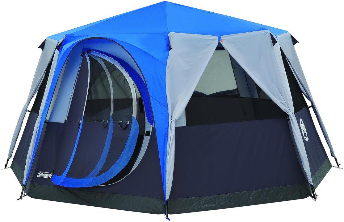 ⛺️ Coleman Zelt Octagon mit großen Fenstern, mit 360° Rundumblick für 227,59€ (statt 273€)