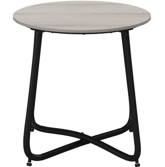 Bessagi Gartenbeistelltisch Pine in Grau/Schwarz für 22,67€ (statt 56€)