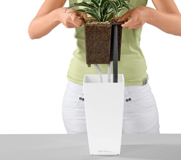 LECHUZA MAXI CUBI 2,5 Liter Topf   automatische Bewässerung für 17,73€ (statt 22€)