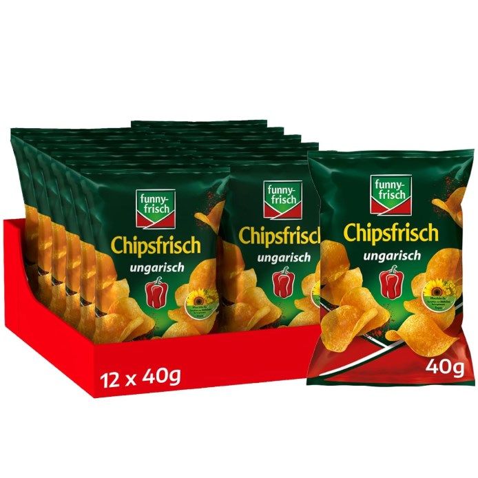 12x Funny Frisch Chipsfrisch Ungarisch 40g für 5,83€ (statt 12€)