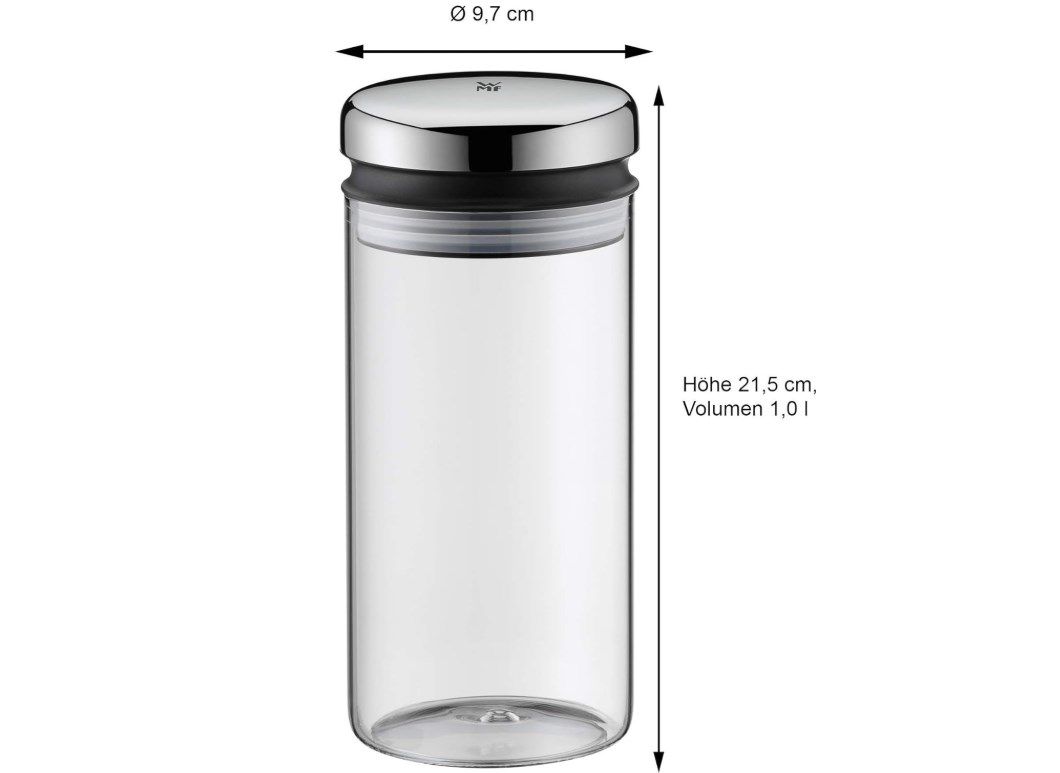 WMF Depot Vorratsdose Glas 1l für 12,24€ (statt 23€)