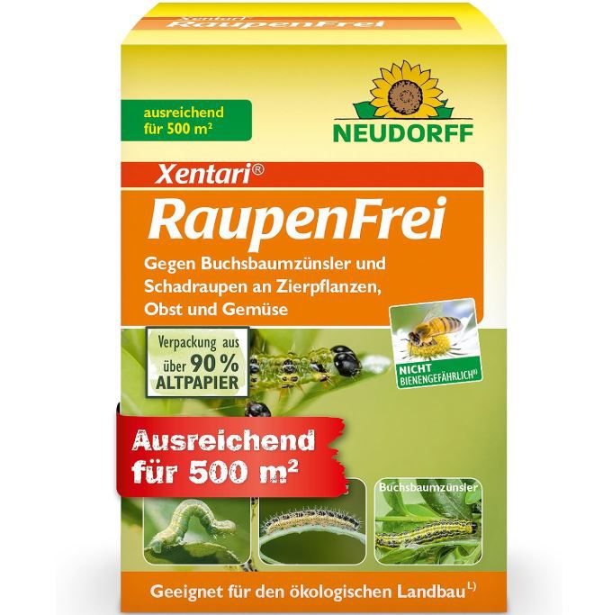 🐛 Neudorff Xentari RaupenFrei 25g   Bio geeignet ab 11,85€ (statt 15€)
