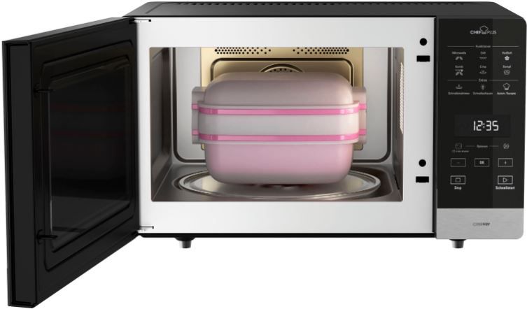 🍟🥦 Bauknecht MW 59 MB Mikrowelle / Backofen, Dampfgaren & bis 1700W für 199,99€ (statt 240€)