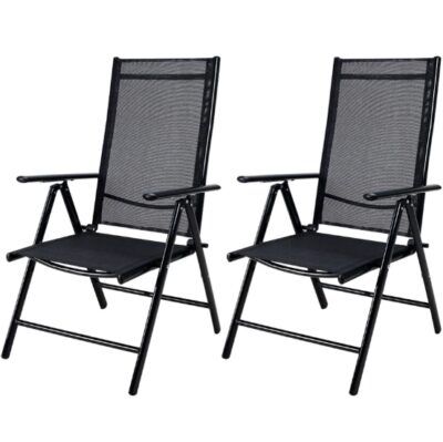 casaria Gartenstuhl Bern 2er-Set in Anthrazit für 69,95€ (statt 88€)