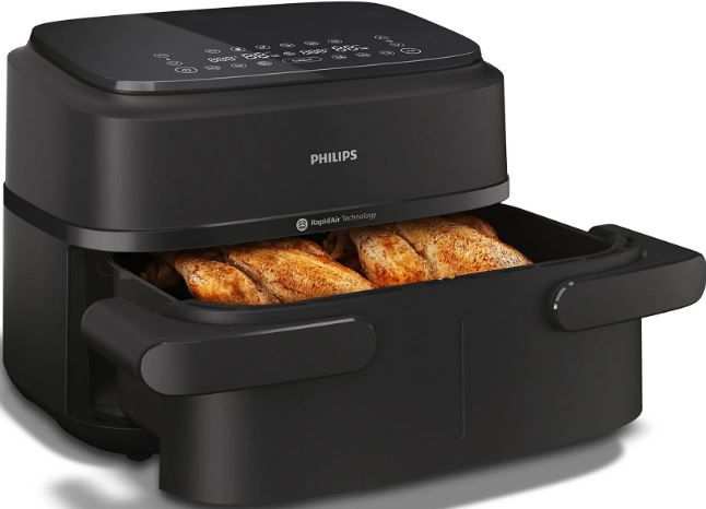 🍟🍗 Philips NA150/00 Airfryer   große teilbare 7 Liter Schublade ab 119€ (statt 140€)