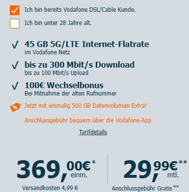 🍏📱 Apple iPhone 16 Pro für 369€ + Vodafone Allnet 35GB 5G für 34,99€ mtl. + 100€ Bonus
