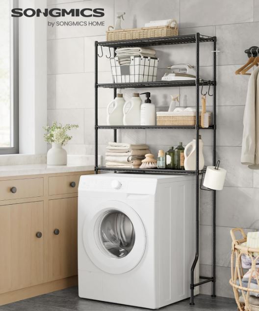 SONGMICS 4 stöckiges Badezimmerregal für 31,79€ (statt 46€)