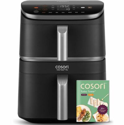 COSORI Turbo Tower Pro 10,8L – Doppelkammer übereinander für 259,99€ (statt 320€)
