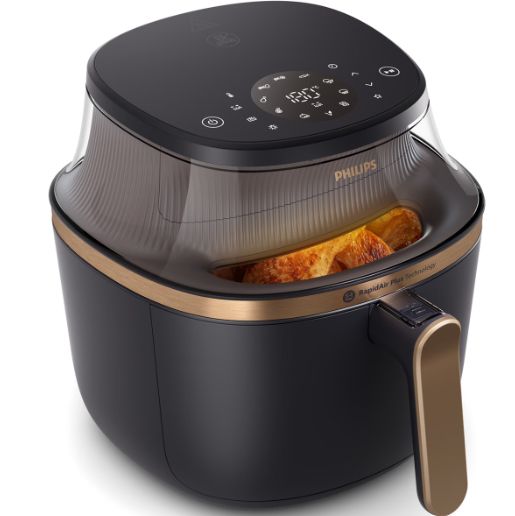 🍟 Philips Series 3000 Heißluftfritteuse Sichtfenster 6,2L für 119,90€ (statt 149€)