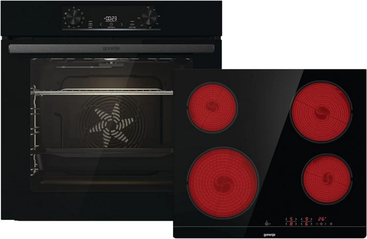 🍲 Gorenje Jump Einbaubackofen Set mit Ofen + Kochfeld für 399€ (statt 515€)