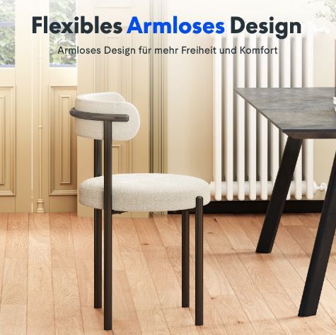 🪑 4er Set Flexispot DC3 Esszimmerstühle für 159,99€ (statt 200€)