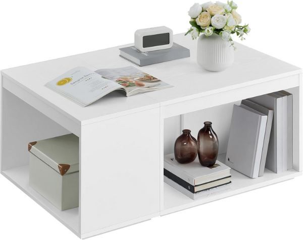 VASAGLE Couchtisch mit Stauraum, 3er Set für 29,99€ (statt 40€)